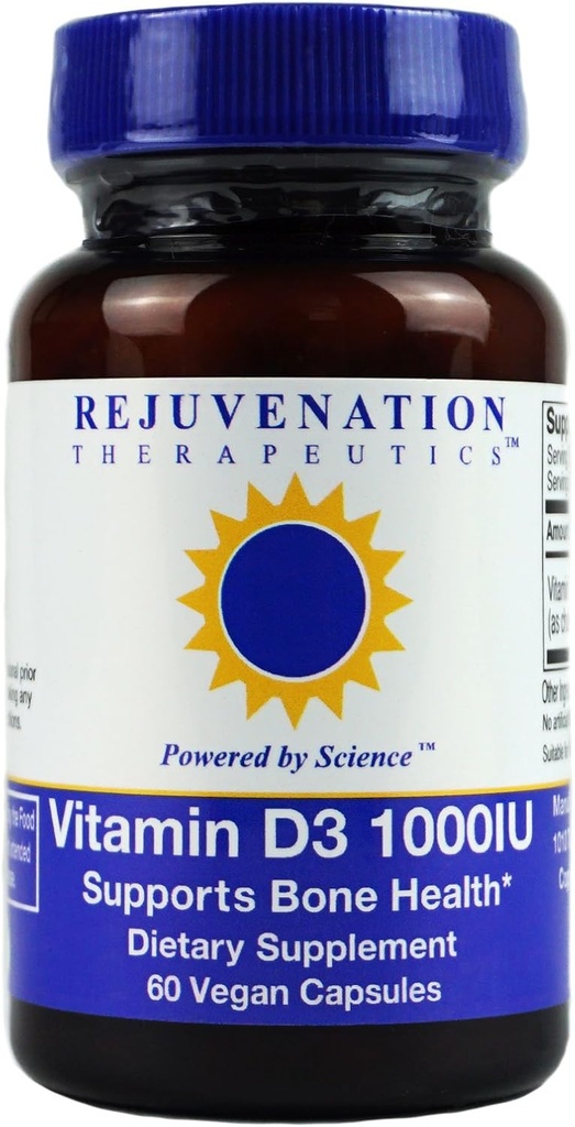 Terapia di ringiovanimento Vitamina D3 - Bone Health Support (60 capsule vegane)