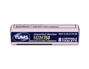 Tums Extra Forza 750 Antacid con Calcium Supplemento Calcium Ricco Assorted Berry Aromaed - 24 Tasca Tavole Rolls di 8 Tavole Chewable Ogni rotolo (192 Chewable Tablets Totale)
