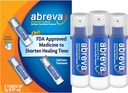Abreva Docosanol 10% Crema Trattamento di Sore Freddo, Fever Blister e Crema di Sore Freddo - 0,07 Oz Pompa Bottiglia x 3