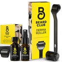 Il rullo del club del cuscinetto Derma, l'olio di crescita del cuscinetto, testa di ricambio e di spruzzo - rullo di Microneedling con 540 microneedles del titanio per faccia, corpo e scala - rullo del cuscinetto con olio del cuscinetto di legno di Sandalo