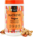 Natreve Vegan Protein Powder - Polvere proteica a base vegetale 25g con probiotici e aminoacidi - Parfait senza burro di arachidi senza glutine, 18 Serve