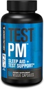 Jacked Factory Test PM Testosterone Booster & Sleep Aid Supplement per gli uomini, Promuovere il recupero, la crescita del muscolo, 90 Pillole Natural Veggie - 60 conte (Pack of 1)
