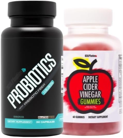 Sculpt Nation da V Shred Probiotics and Apple Cider Vinegar Gummies Bundle
