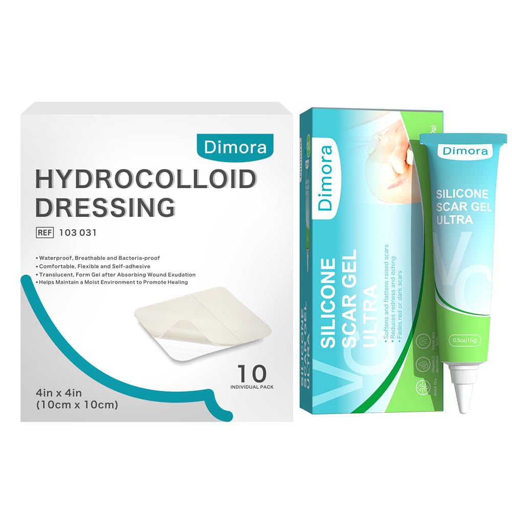 Dimora Hydrocolloid Vestito in tessuto & Silicone Scar Gel