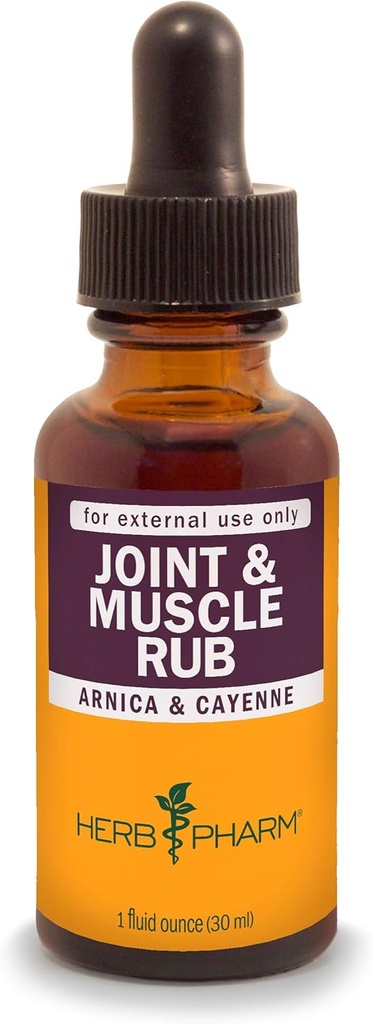 Herb Pharm Joint e Muscle Warming Rub con Cayenne Extract - 1 oncia