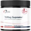Progetti per la salute TriMag Supreme Powder - 300mg Triple Magnesium Drink - May Support Heart Health & Energy - Magnesium Orotate, Glycerophosphate + Bisglycinate Chelate (30 Serve / 150g)