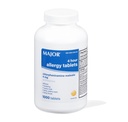 MAJOR 4 Ore Allergy Tablets - Chlorpheniramine Maleate - 4 mg - Antihistamine - 1000 Count