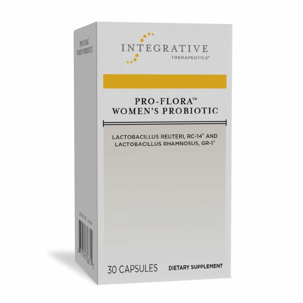 Terapeutica Integrativa Pro-Flora Donna Probiotic - Vaginal Health Probiotic - Supporta la salute estrogenica nelle donne* - Gluten-Free - 30 capsule (30 capsule)