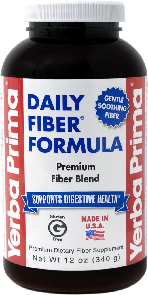 Yerba Prima Psyllium Husk, 12 once (Pack of 2) - Colon Cleanser Fiber Supplement - Supporto naturale per Gut Health - Non OGM, Gluten Free, Vegan