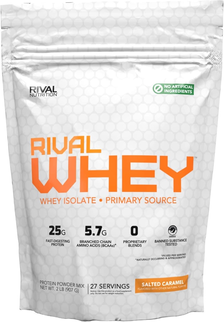 Naturale Rival aromatizzato Whey - Caramel salato 2lb