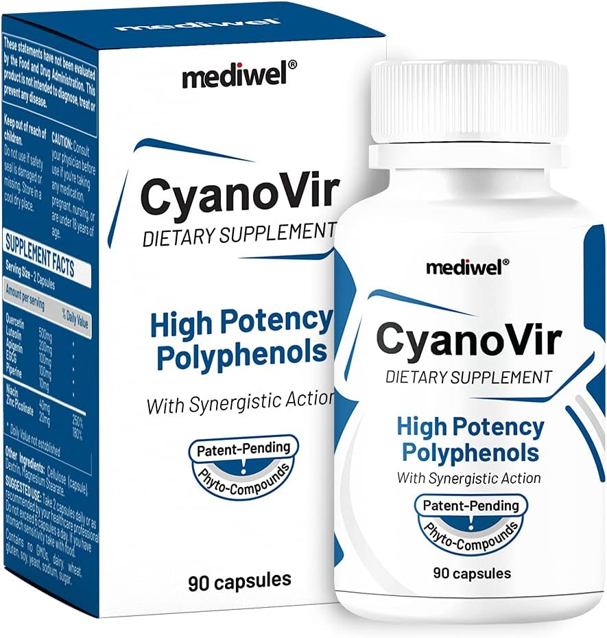 CyanoVir – Advanced Immune Support Formula – Quercetin, Luteolin, Apigenin, EGCG – promuove la salute immunitaria, la protezione cellulare e il rinnovamento, e la funzione respiratoria – Made in the USA