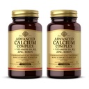 Solgar Advanced Calcium Complex - 120 compresse, Confezione da 2 - con Zinco, Boron, Vitamine D3 & K2 - Non OGM, Senza glutine, Latticini - 60 Total Servings