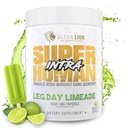 ALPHA LION Superhuman Intra polvere di allenamento per gli uomini e le donne, aminoacidi bere, supplemento di recupero del muscolo, BCAA polvere, elettroliti e miscela di idratazione (42 Serve, Lime Flavor)