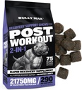 Bully Max 2-in-1 Post-Workout Recovery Support Chews - Vitamine di cane e supplemento di cibo per le piccole e grandi razze - Puppy and Adult Dog Hydration & Electrolyte Replenishment - 75 Soft and Tasty Chews