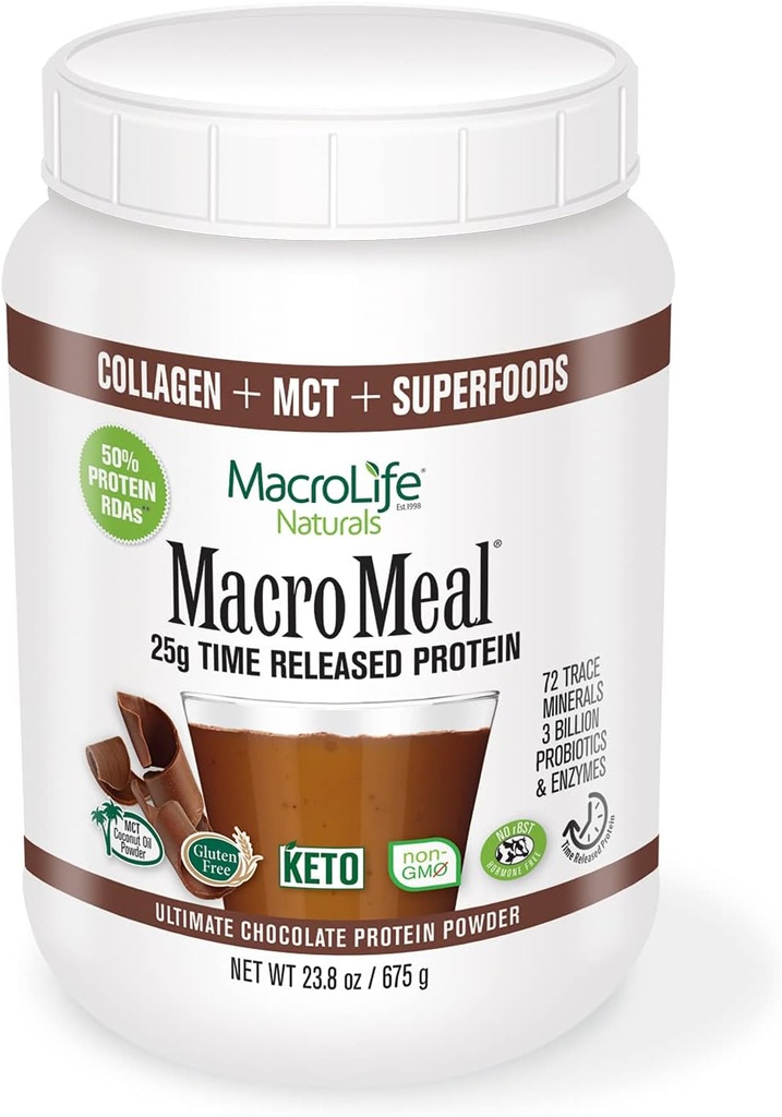 MacroLife Naturals MacroMeal Omni Protein - Cioccolato - 15 Serve