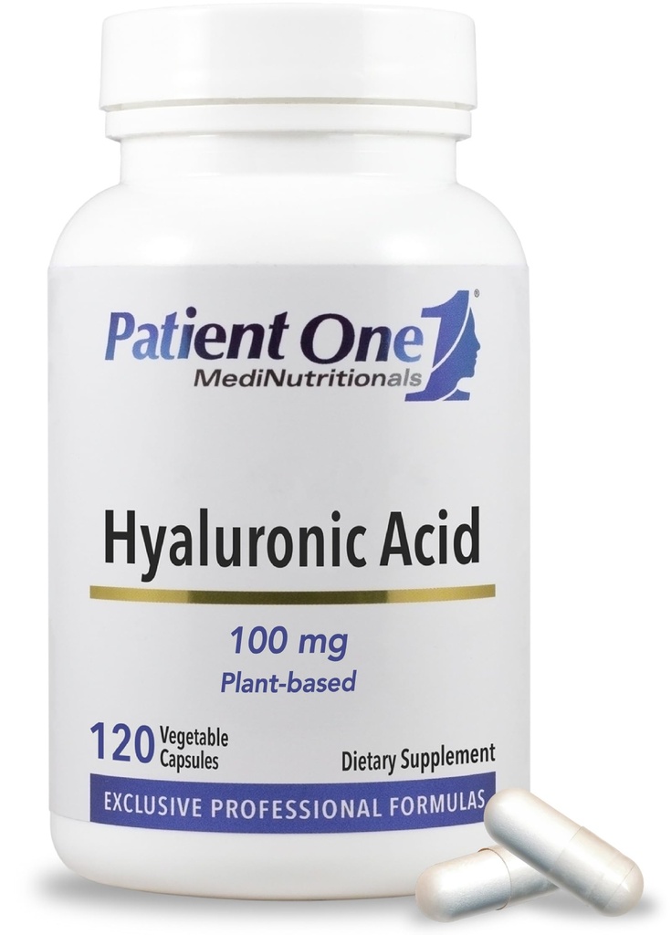 Acido ialuronico 100mg | Supplemento al supporto della pelle idratata, giovanile e della salute comune* | 120 capsule