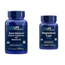 Estensione della vita Bone Restore + Vitamina K2 Vitamine & Minerali Mantenere Bone Salute & Forza & Magnesio Caps, 500 mg, Magnesio Ossido, Citrato, Succinato, Salute del cuore, Bones sano