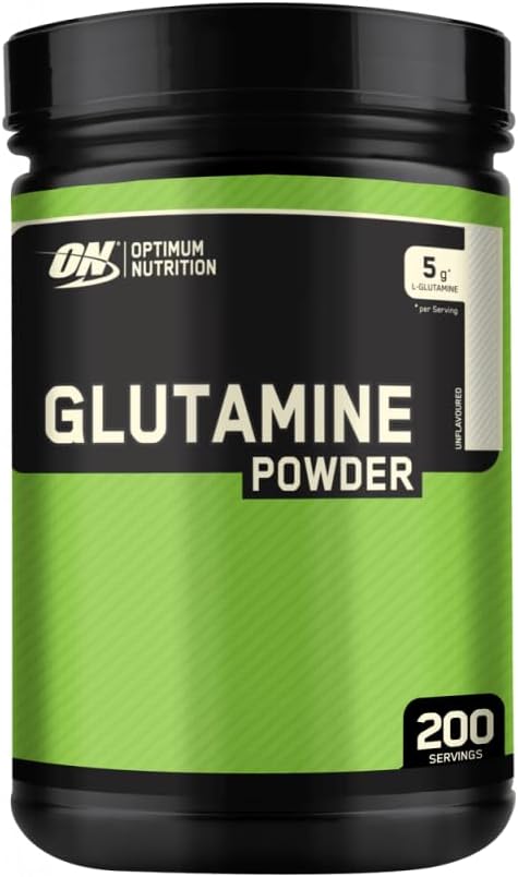 Optimum Nutrition Glutamina polvere, non infiammata, 2.2 LB (1000 grammi) 194 porzioni