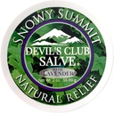 Snowy Summit Alaska Devil Club Lavender Salve - Unguento per la cura della pelle fatto a mano con Lavanda - Rub muscolare naturale con Premium, Materiali vegetali responsabilmente Source - Made in USA - 2 oz