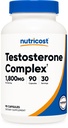 Complesso di supporto del testosterone di Nutricost (90 capsule) -1800mg per il servizio