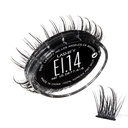 Lashify Extreme Ice 14mm Gossamer DIY Eyelash Extensions Refill, la prima mai Dual-Fibered Lash che Caratteristiche sia sottile e spesso fibre, nero, facile False Lashes