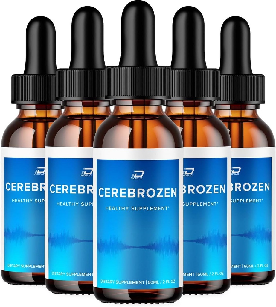Cerebrozen Tinnitus Ear Drops - Cerebrozen 24, Cerebrozen Liquid Drops, Cerebrozen Recensioni, Cerebrozen Drops for Ear Relief (5 Pack - 300 ML)