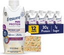 Assicurare Max Protein Shake | Torta di compleanno | Pronto per bere | 30g Proteine per la salute del muscolo | 1g Zucchero, 4g Fibra | 11 fl oz, 12 Pack
