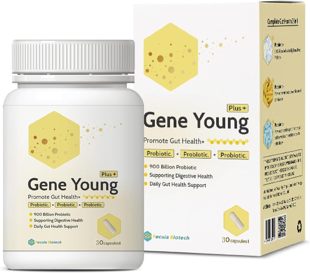 Synbiotic for Gut Health | 3-in-1 Daily Prebiotic, Probiotico, Postbiotico per la salute digestiva, Bloat & Immune Support | 30 capsule