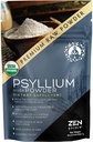 Polvere di Husk di Psyllium Organico - Supplemento di fibra naturale solubile indiano Premium, Lassativo naturale, Cleanser perfetto del colon & Detox del corpo - senza glutine, Vegan & Keto Friendly (8oz)