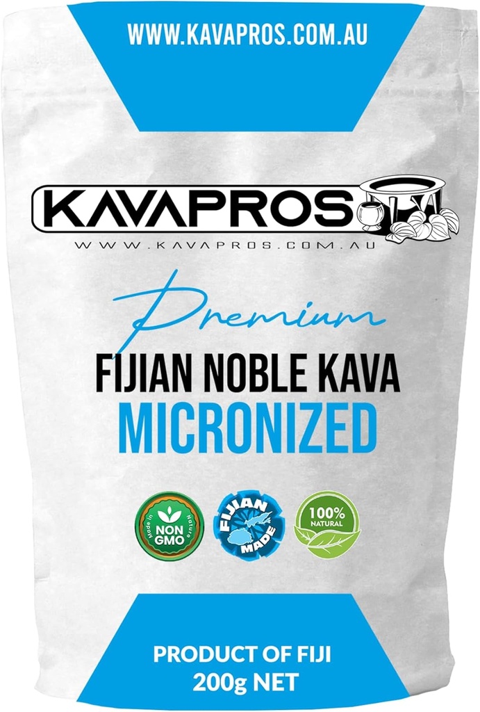 Polvere di Kava organica pura di Kava micronizzata Premium fatta da radice vecchia di 6yr