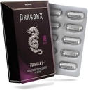 DRAGONX Silver Male Supplemento per Stamina, Forza, Energia, Endurance e Drive. Fast Acting, Long Lasting Formula | 10 capsule