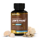 Leoni Mane Supplemento capsule, Lion Mane Mushroom 1200mg, Brain & Immune Support, Non OGM, Non-Gluten, Vegan-Friendly, Lion’s Mane Powder, 120 Count