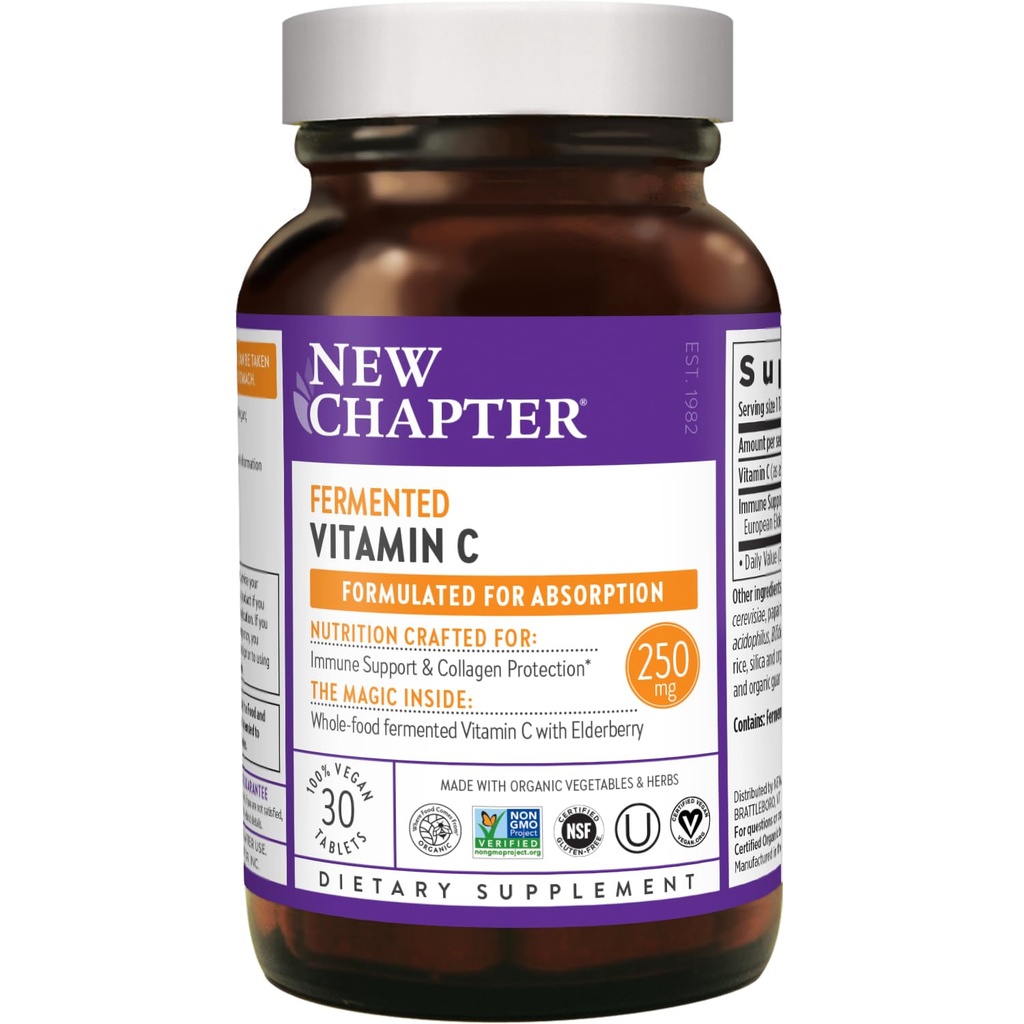 Nuovo Capitolo Fermentato Vitamina c, 30 Conte