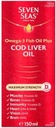 Sette mari puro Cod Liver olio Extra ad alta resistenza 150ml