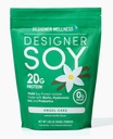 Designer Wellness, Soy Isolate Protein Powder con Biotin, Acido Ialuronico e Prebiotici, Vegan, 0 Zucchero, Non OGM, Angel Cake Vanilla, 1.87 lb