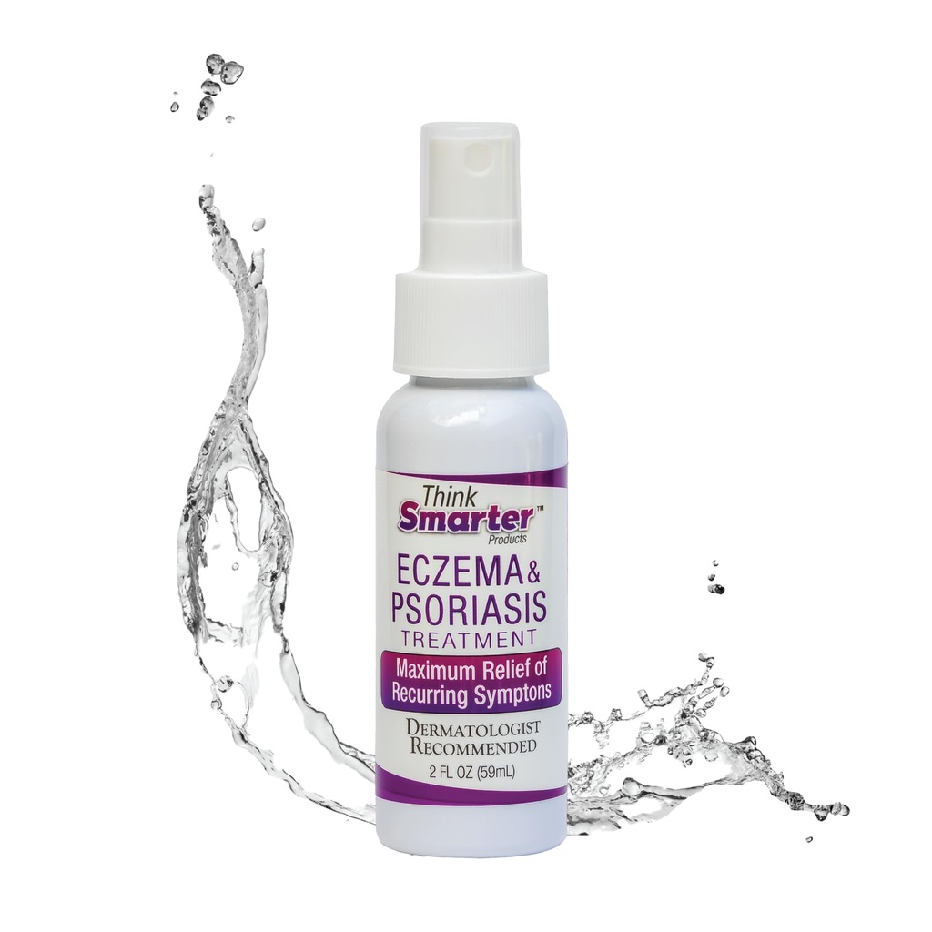 Eczema & Psoriasis Therapy, Acido Ipocloruro (HOCl) Spray per la pelle & Scalp, Natural Itch Relief, Hypoallergenic, No Sting, Sicuro per tutte le età, 2oz Spray