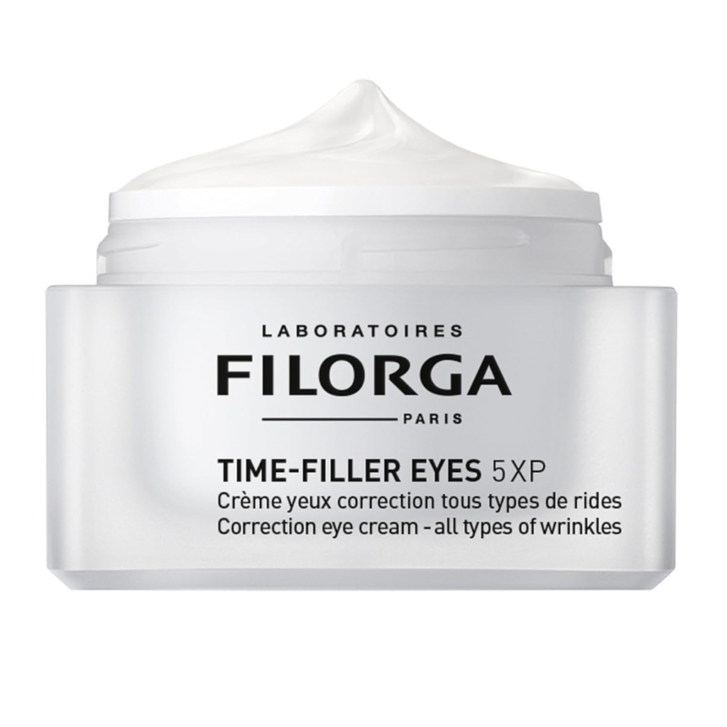 Filorga Time-Filler Eyes Daily Anti Aging and Wrinkle che riduce la crema degli occhi con acido ialuronico per ridurre le rughe e i cerchi scuri, sollevare le palpebre e migliorare le ciglia
