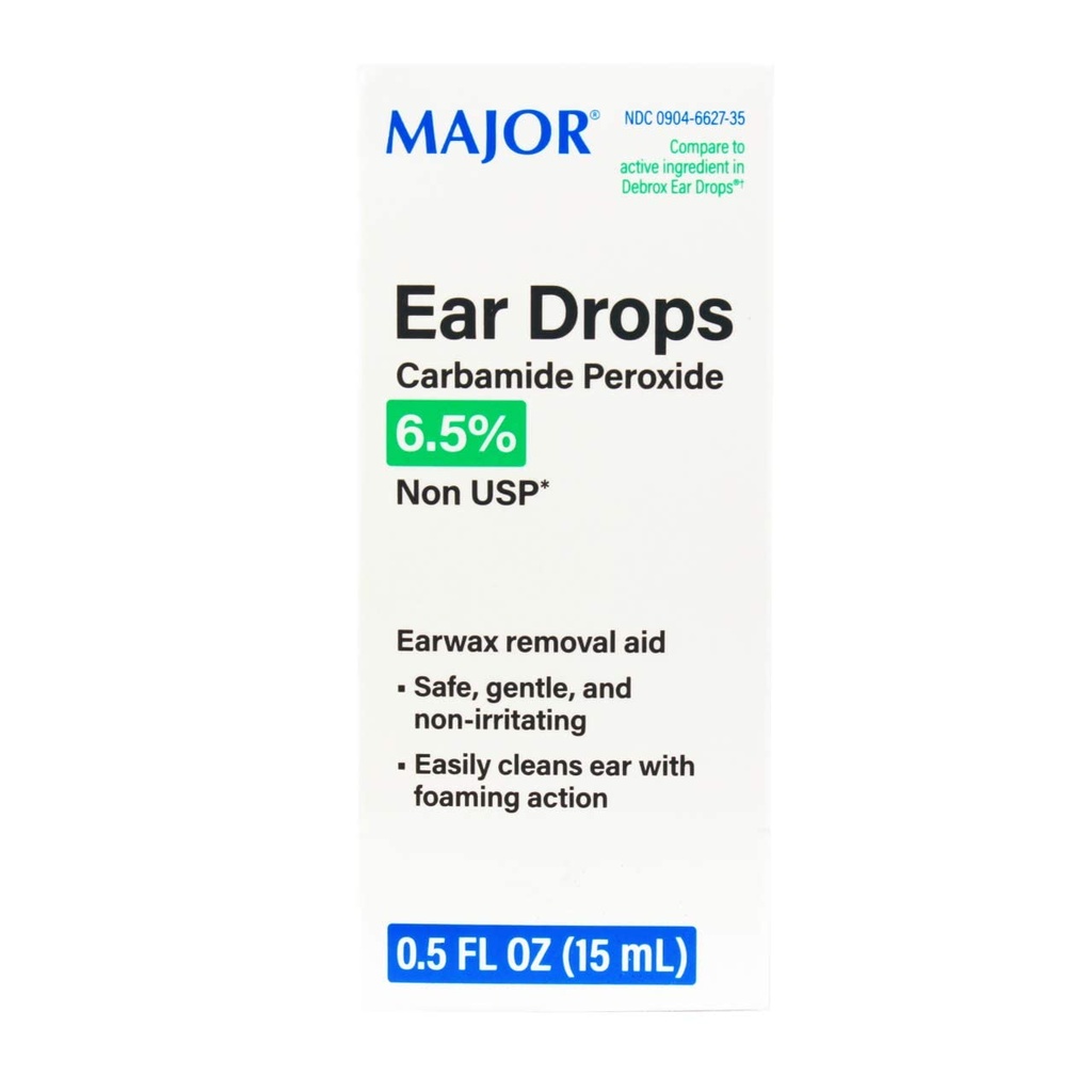 Maggiore Pharmaceuticals 255984 Otic Ear Drop, Confronta Debrox, 15 mL Volume, Boxed