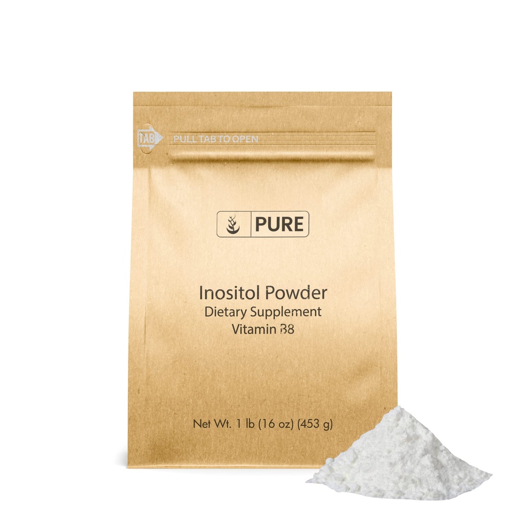 Pure Ingredienti Originali Inositolo (Vitamin B8) Polvere (1 lb) Sempre puro, Nessun Filler o Additivi