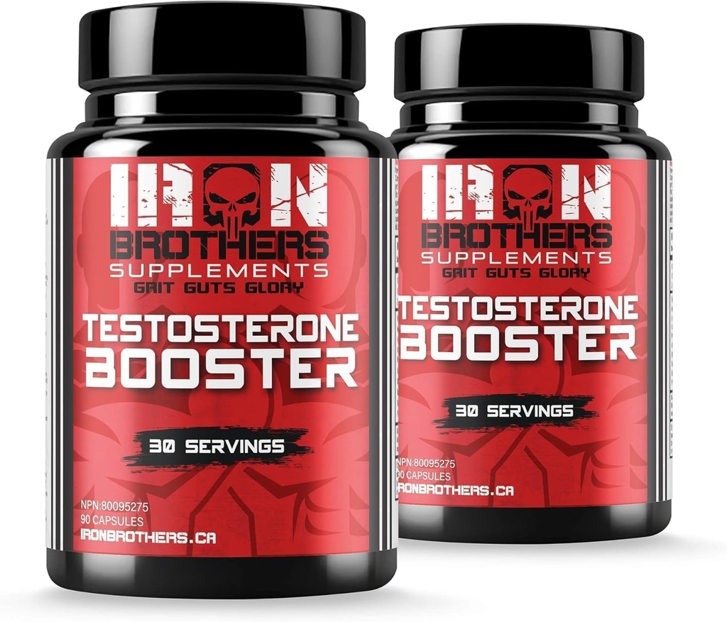 Testosterone Booster integratori per gli uomini - Blocker estrogeno - Supplemento energia naturale, resistenza & stamina - crescita muscolare magra - promuove la perdita grassa - Aumentare le prestazioni maschili (2 bottiglie)