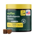 Wuffes 23-in-1 Dog Multivitamin Supplemento per Hip & Joint, Skin & Coat e Immune System Support con Omega 3, Ferro da stiro, Zinco, Vitamina C - Minerali e Vitamine per cani senior e cuccioli - 30 Soft Chews