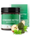 HERBAMAMAMA Sting Nettle Gummies - 7500mg Sting Nettle Root Extract for Urinary Tract Support for Women & Men - Vegan, Non-GMO Urtica Dioica Supplement - 60 Pectin-Based Chews