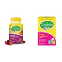 Culturelle Daily Probiotic for Kids + Veggie Fiber Gummies (Ages 3+) - 30 Conte & Kids Chewable Daily Probiotic for Kids, Ages 3+, 30 Count, #1 Pediatrician-Recommend