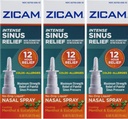 Zicam Intense Sinus Relief, Cooling Menthol & Eucalyptus Pump 0.5 fl oz (Quantità di 3)