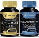 BENESSERE LABSRX Resveratrolo Capsule con Shilajit Pure Himalayan Capsule