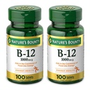 Vitamina Naturale Bounty della natura B12, 1000mcg, 100 compresse (Pack of 2)