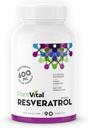 Risveratrolo vegetale 600mg - 90 capsule di resveratrolo Vegan - Integratore di resveratrolo ad alta purezza Trans - Antiossidante - Non OGM, Senza glutine