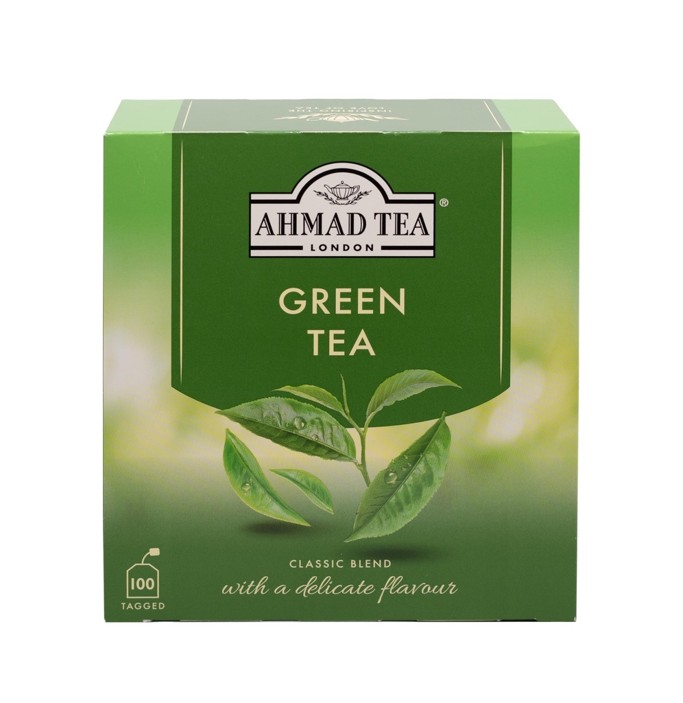 Ahmad Tea verde, tè verde sacco 100 ct - Caffeinated & Sugar-Free