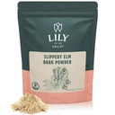 Lily della Valle Slippery Elm Bark Powder - Ulmus Rubra Powder - No Irradiated No Contaminated - Pet Friendly - Vegan & Gluten-Free - Confezionato in Pouch Resealable (16oz, 453g)