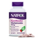 Natrol Melatonin 10mg Tovaglie di dissolve veloce - Fragola Flavor, 100 Conte, Supporto per il sonno, Melatonina dissolva veloce per adulti, alimentazione di 100 giorni
